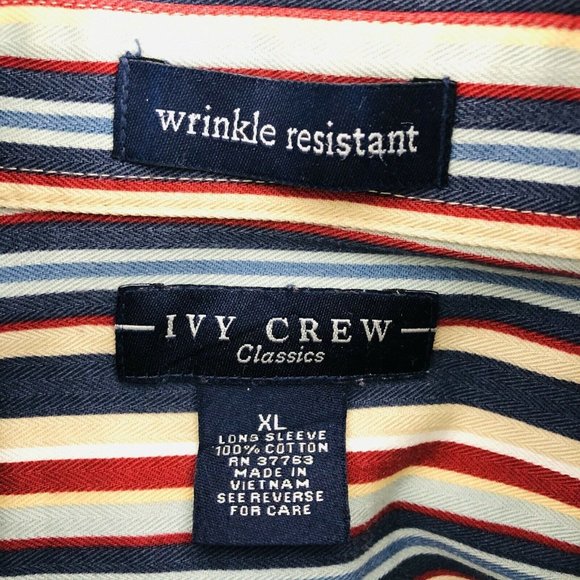 IVY CREW Classics Long Sleeve Men’s Button Down XL - Picture 3 of 3